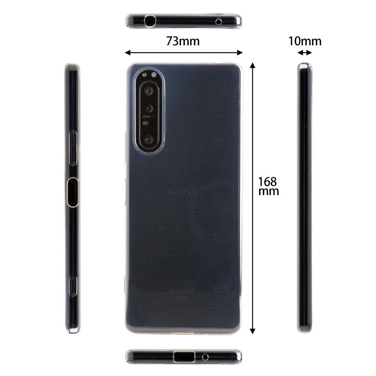 Xperia 1 II スマホケース TPU クリアケース - 6