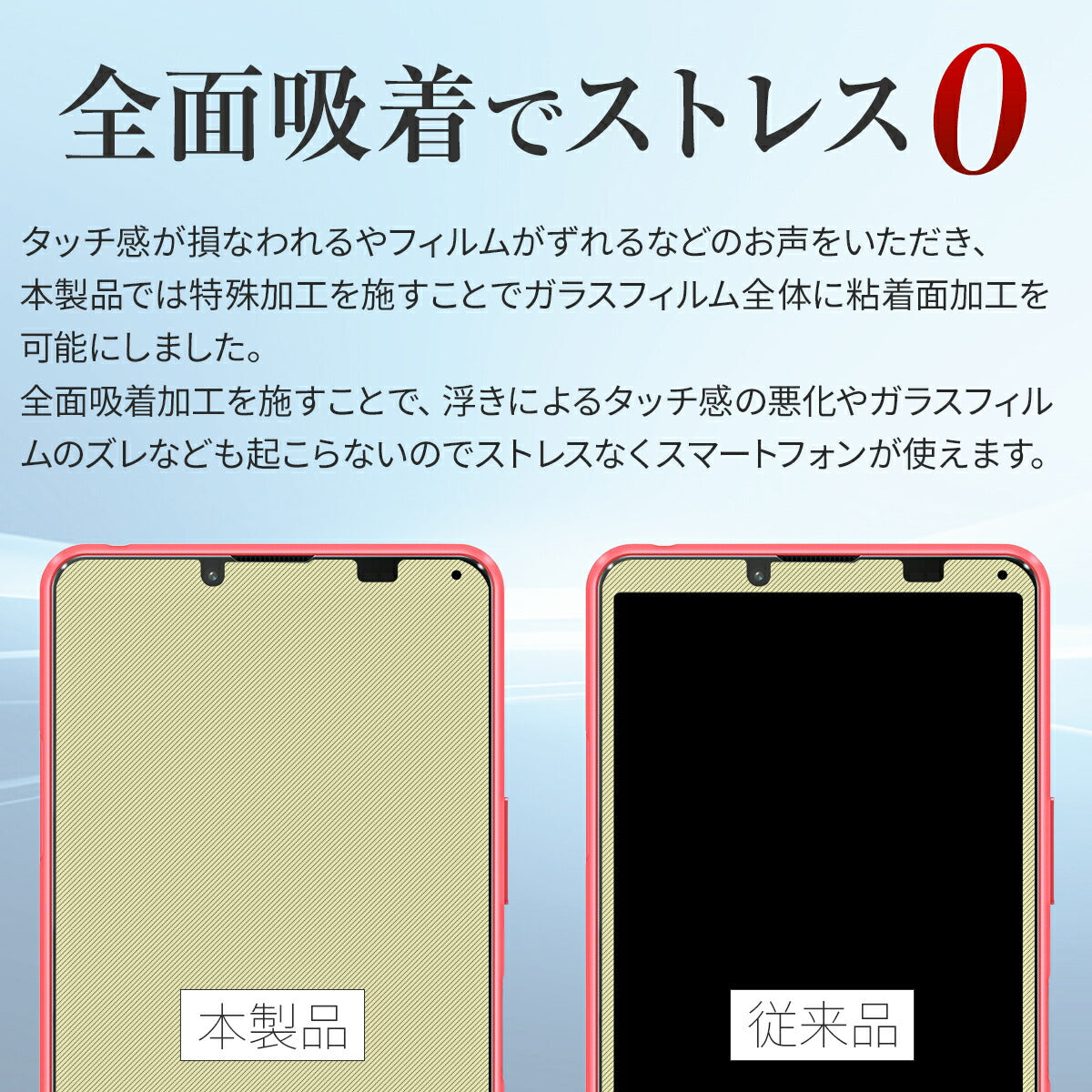Xperia 10 III 強化ガラス保護フィルム - 3