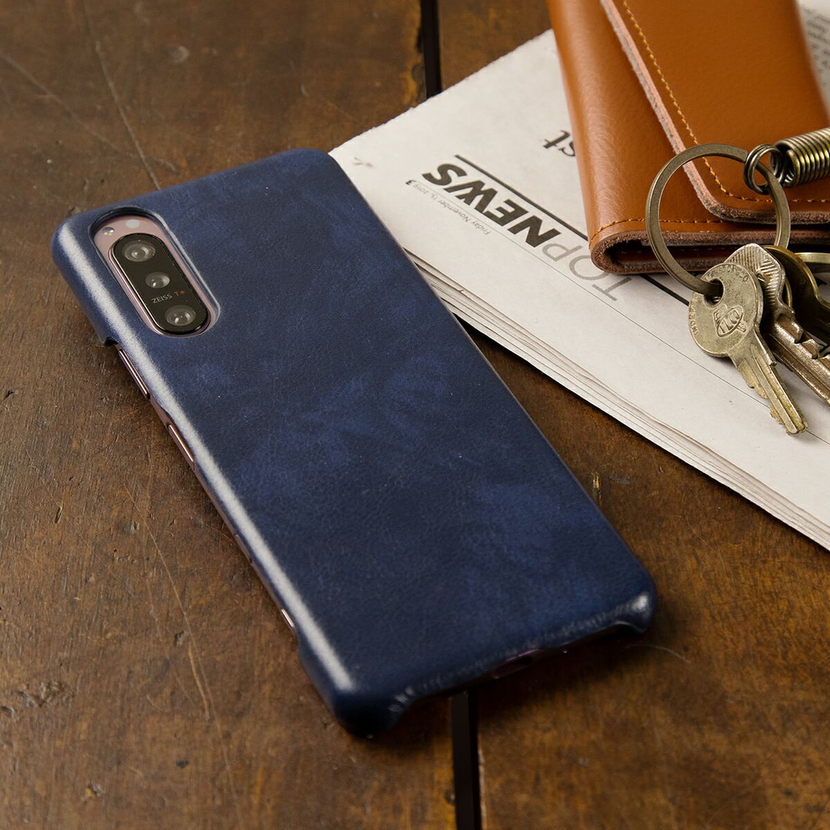 Xperia 5 II レザーハードケース - 2