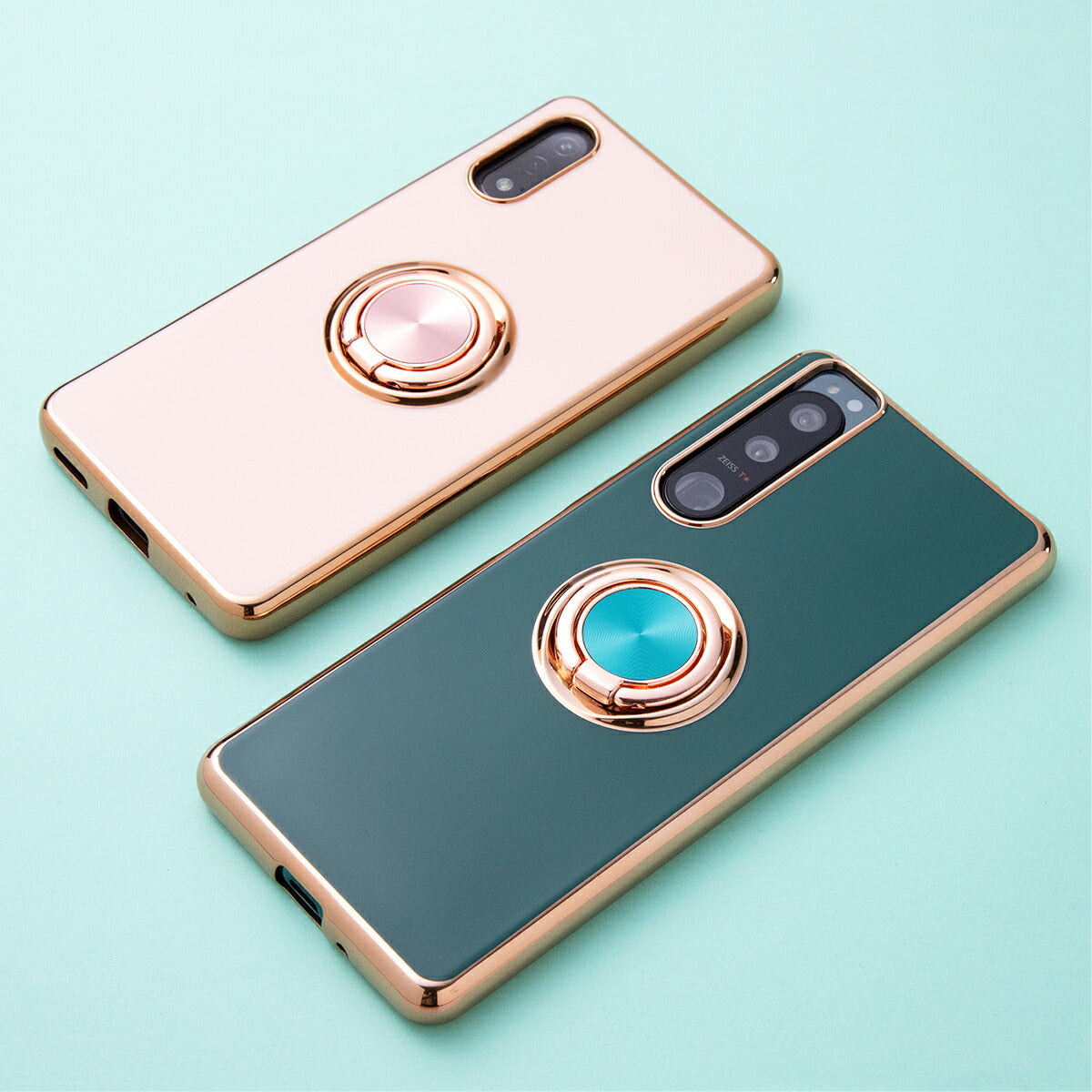 Xperia ケース リング付き 耐衝撃 スタンド機能 - 2