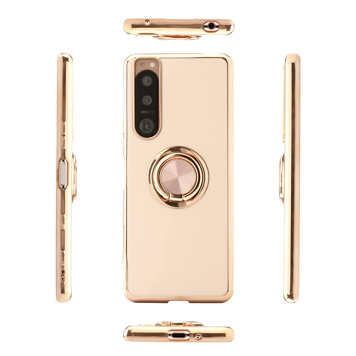 Xperia ケース リング付き 耐衝撃 スタンド機能 - 8