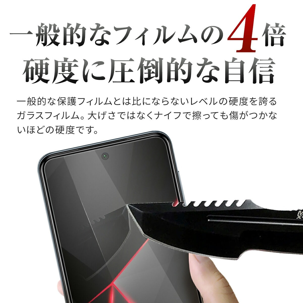 Xiaomi Redmi Note 9S 強化ガラス保護フィルム クリア - 4