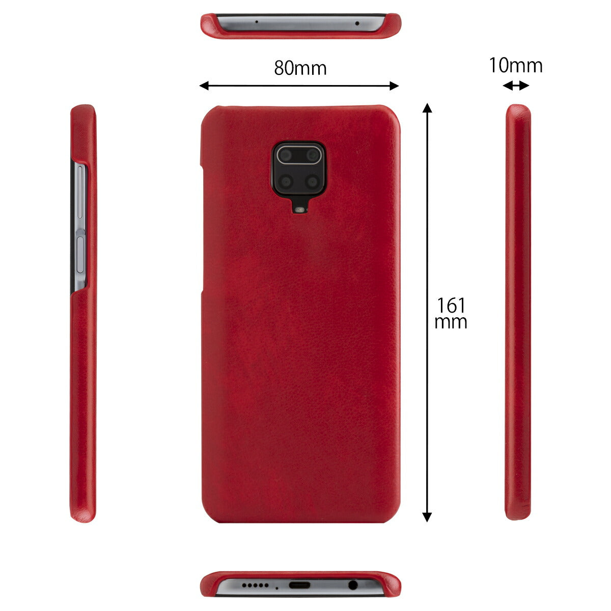 Xiaomi Redmi Note 9S レザーハードケース - 7