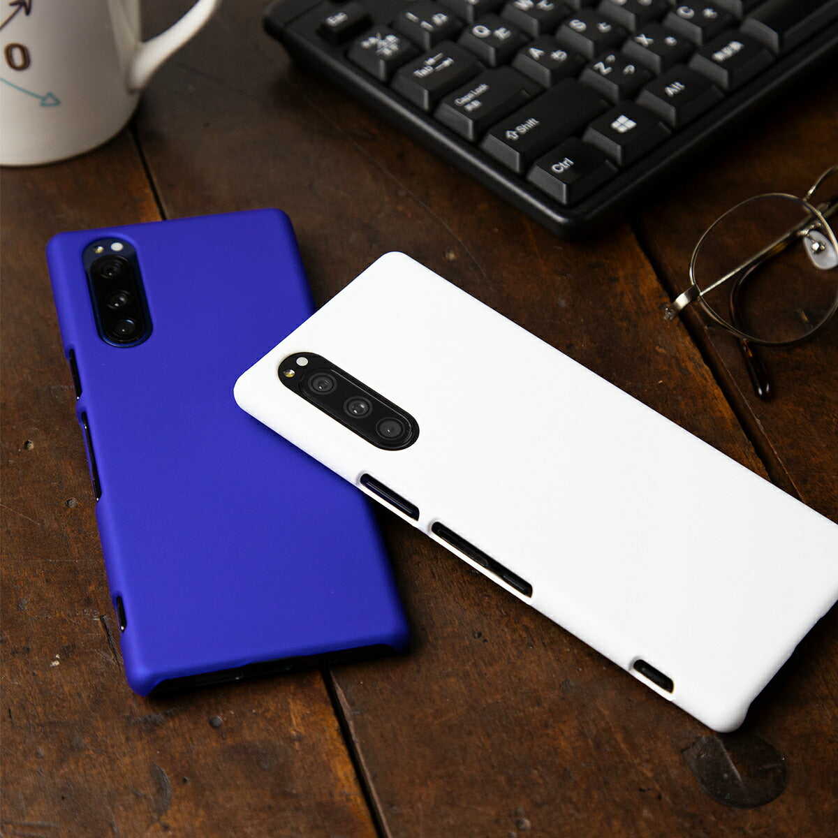 Xperia 5 スマホケース カラフルハードケース - 2