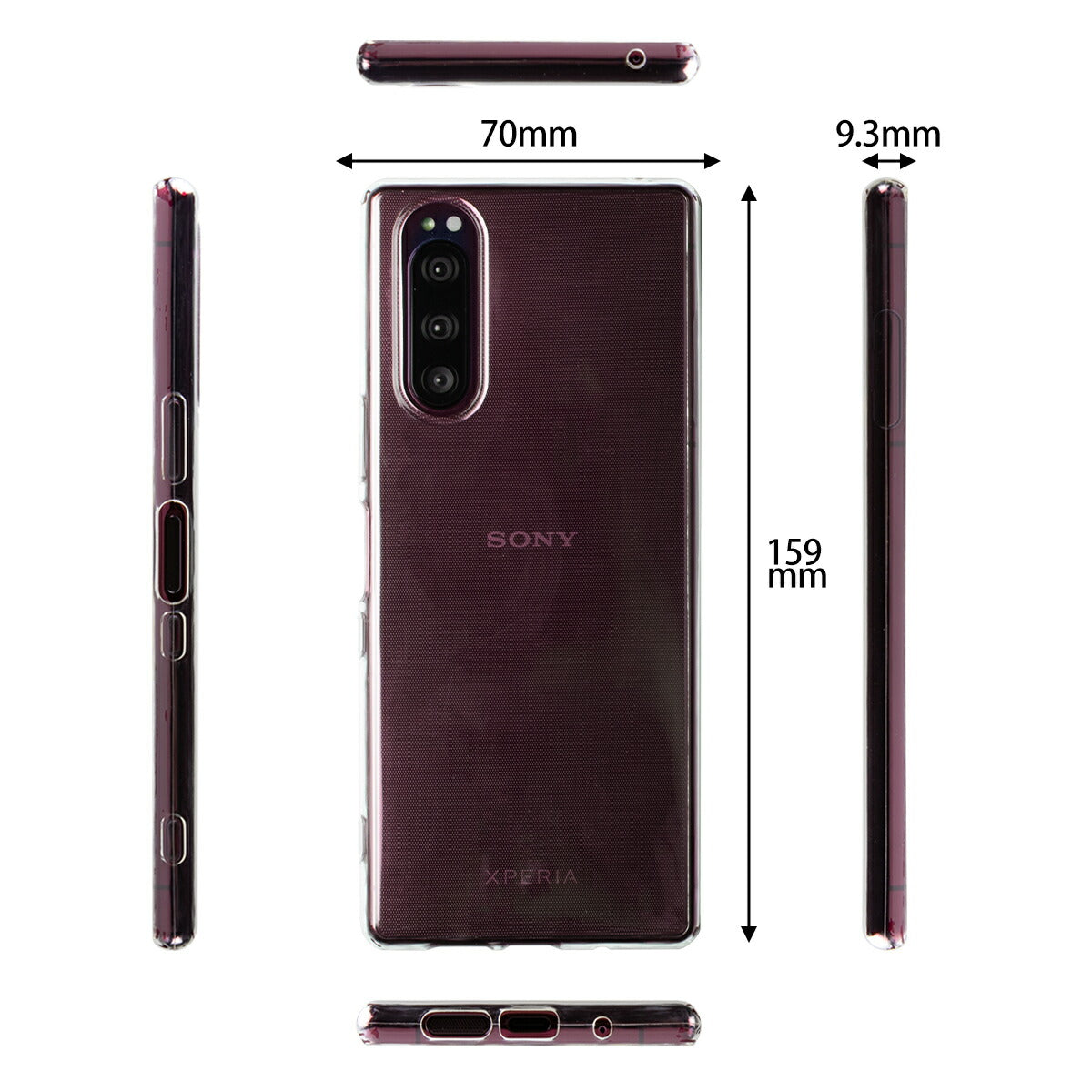 Xperia 5 スマホケース TPU クリアケース - 6