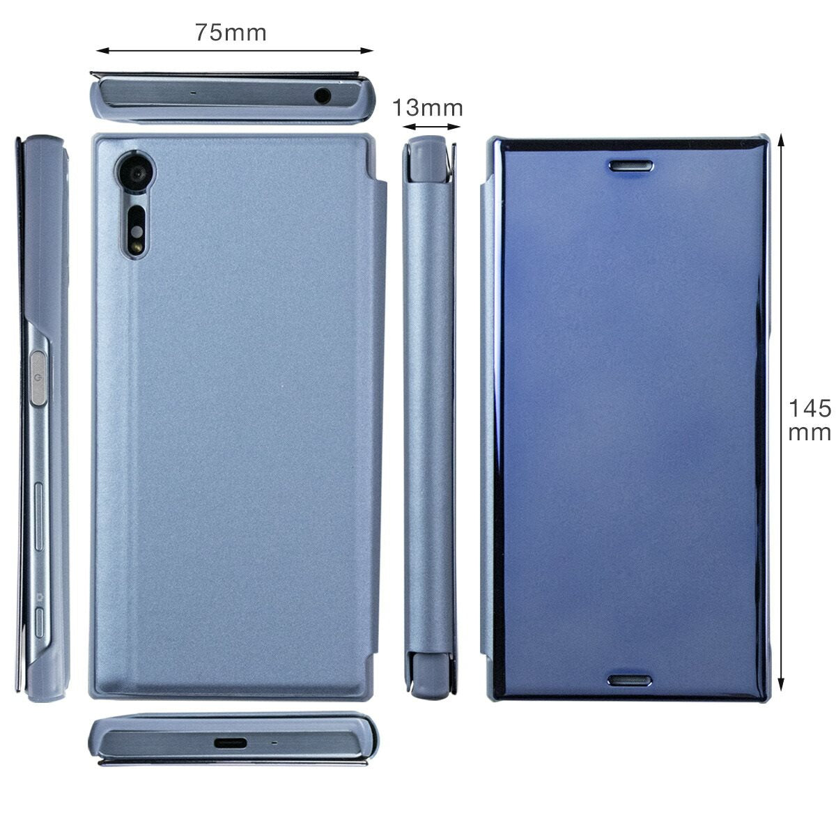 Xperia XZ/XZs SO-01J/SOV34 半透明手帳型ケース - 8