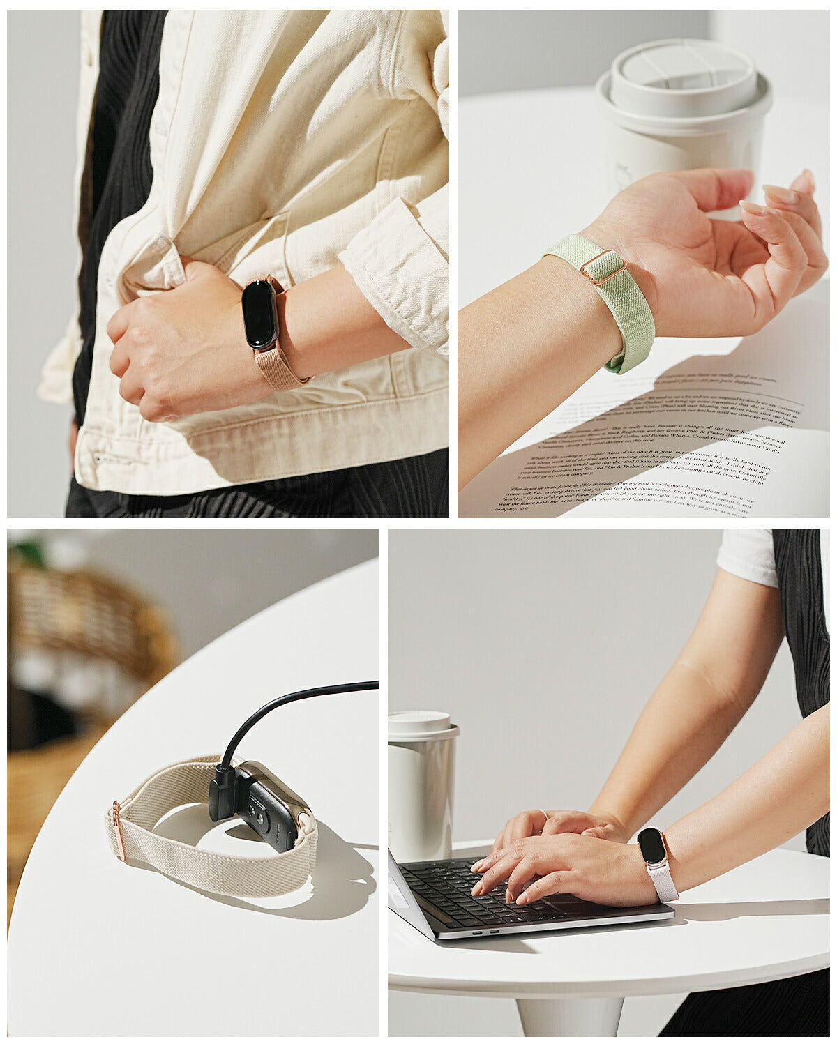 Xiaomi Smart Band 9 ストレッチループ交換バンド - 8