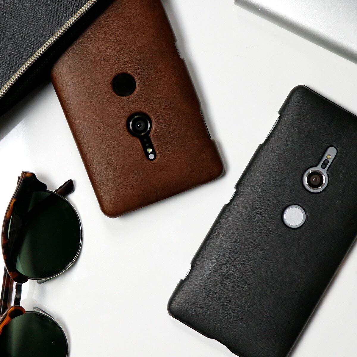 Xperia XZ3 レザーハードケース - 3