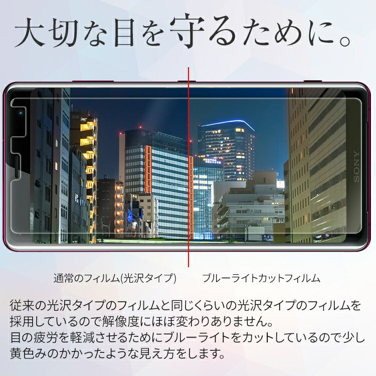 Xperia XZ3 液晶保護フィルム 2枚セット - 3
